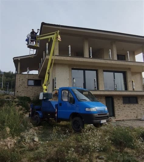 Stavebná práca s využitím pracovnej plošiny