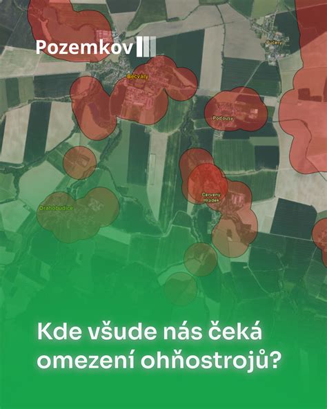 Mapa zobrazujúca rozdelenie poľnohospodárskych pozemkov