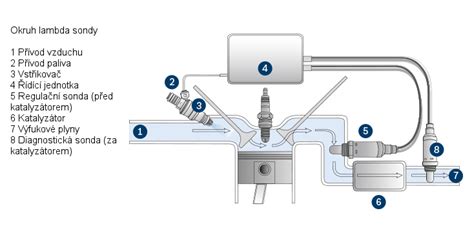 Schéma zapojenia lambda sond v BMW E46