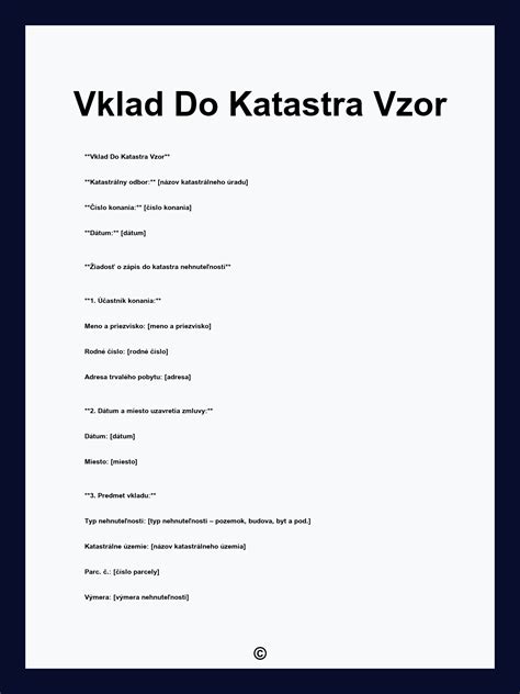 Ilustrácia procesu vkladu do katastra