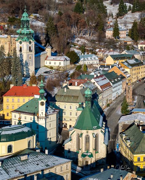 Historické centrum Banskej Štiavnice s dominantou Novej a Starého zámku