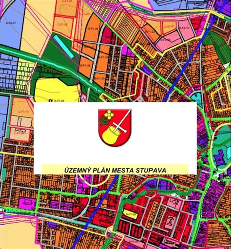 Ilustračná schéma územného plánu mesta