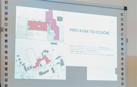 Ilustrácia možného krajinného riešenia okolo novej telocvične