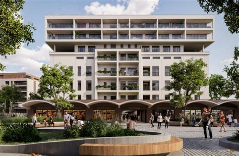 Vizualizácia bytového komplexu Pod Pustým hradom I