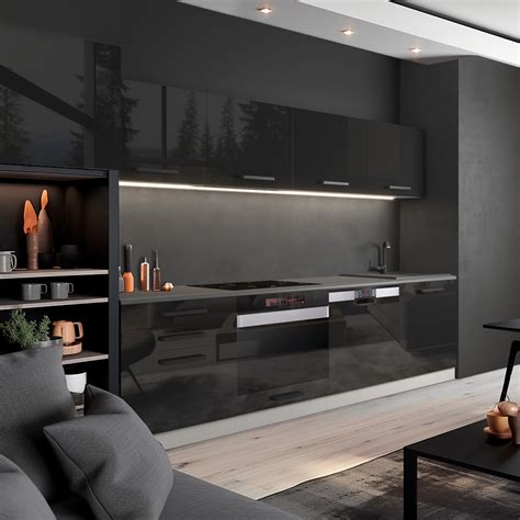 Moderná kuchyňa s posuvnými dverami