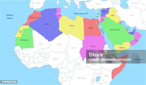 Mapa expanzie Arabského kalifátu