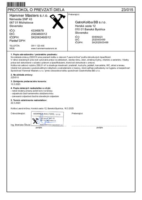 Dokumenty s pečiatkou