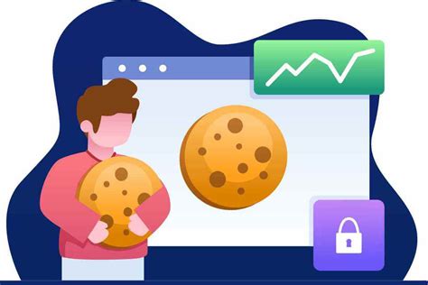 Ilustrácia znázorňujúca ikony súborov cookies