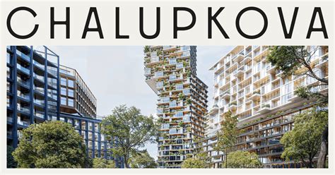 Vizualizácia projektu Chalupkova s dominantou výškovej budovy a zelenými plochami