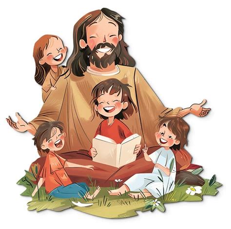 Ilustrácia: Ježiš medzi deťmi