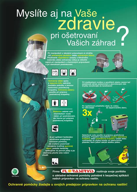Ilustrácia ochranných pomôcok pri práci s halogénmi