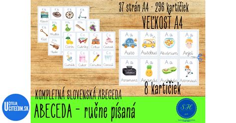 Ilustrácia slovenskej abecedy a interpunkčných znamienok