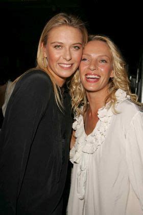 Portréty známych vysokých žien ako Uma Thurman a Maria Sharapova