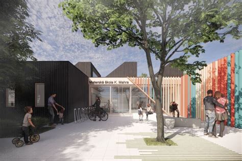 Vizualizácia Materskej školy K. Mahra v Trnave