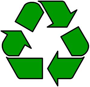 Symbol recyklácie tehál