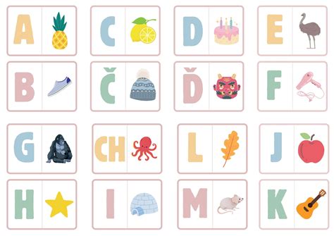 Ilustrácia s písmenami slovenskej abecedy