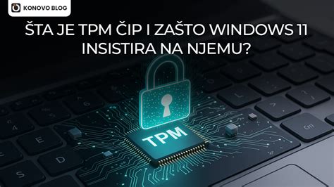 Ilustrácia čipu TPM