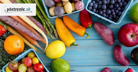 Obrázok rôznych druhov ovocia a zeleniny, symbolizujúci zdravú stravu