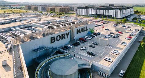 Mapa s vyznačenou lokalitou Bory Mall Bratislava