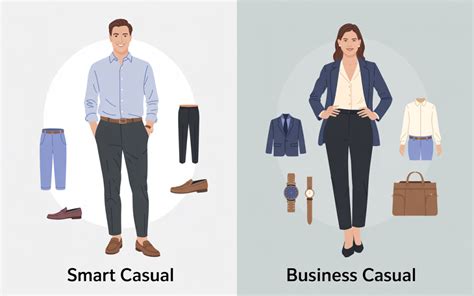 Ilustrácia smart business casual