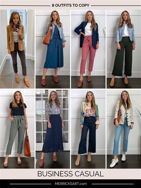 Ukážka outfitov pre relaxed business casual