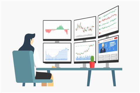 Ilustrácia programátora pracujúceho na viacerých monitoroch