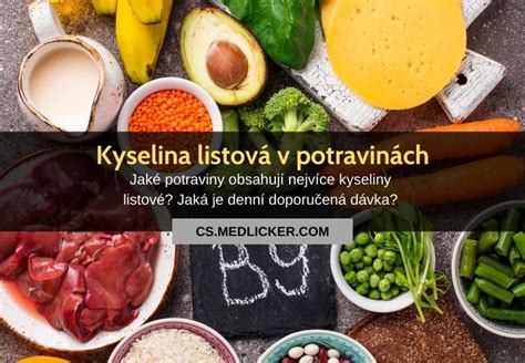 kyselina listová v potravinách