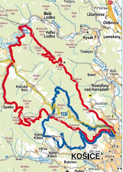 Mapa sídlisk Košíc
