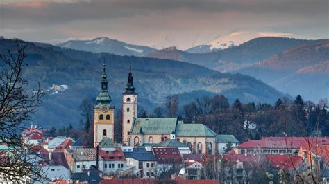 Pohľad na historické centrum Banskej Bystrice