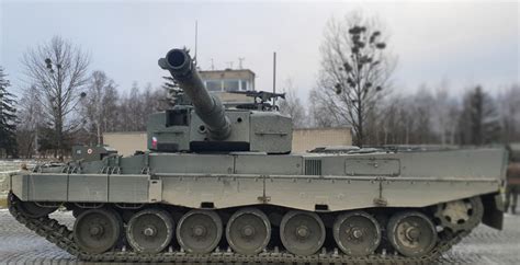 Fotografia tanku Leopard 2 vo výcviku