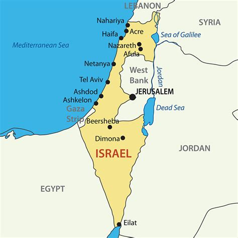 Mapa Starovekého Izraela