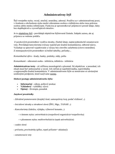 Ukážka textu v próze s jasnými odsekmi