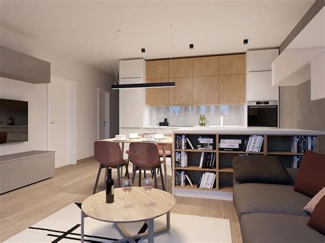 Moderná kuchyňa prepojená s obývacou izbou