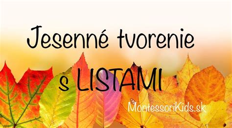 Jeseň s farebnými listami a hmlou