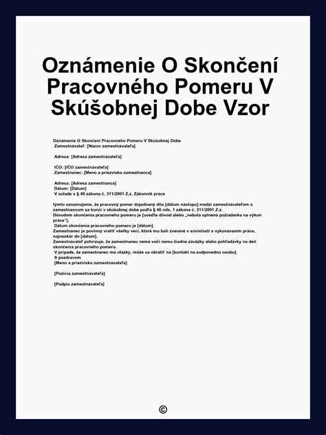 Infografika znázorňujúca kľúčové aspekty úspešného správania zamestnanca počas skúšobnej doby