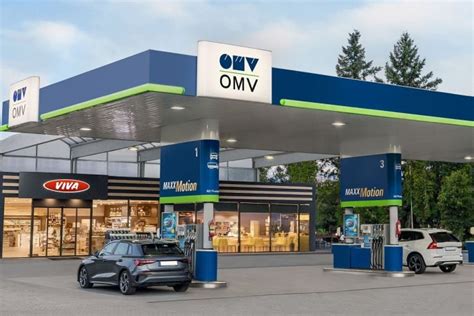 Ilustračný obrázok čerpacej stanice s obchodom