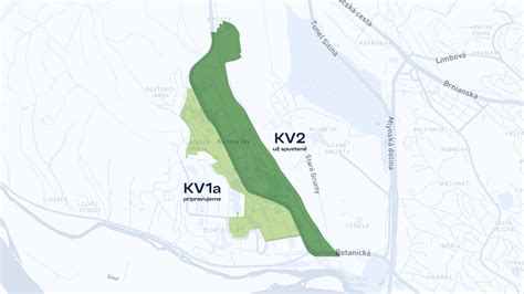 Mapa Karlovej Vsi s vyznačenou lokalitou
