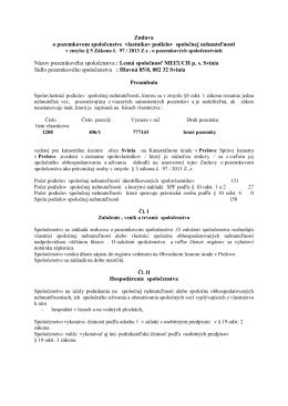 Ilustrácia znázorňujúca proces založenia spoločenstva vlastníkov