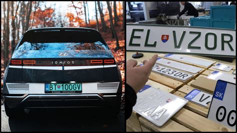 Ilustračná fotografia evidenčných čísel automobilov