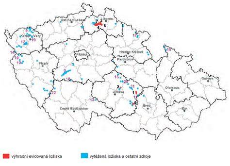 Mapa Medzilaboriec s vyznačenými lokalitami