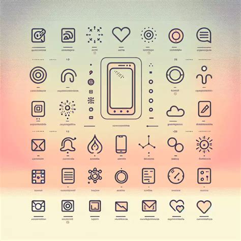 Ilustrácia znázorňujúca informačné symboly a ikony