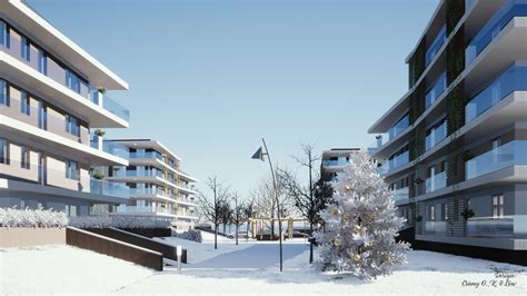 Moderný bytový komplex v Nemecku