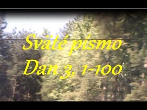 Traja mládenci v ohnivej peci