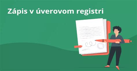 Ilustrácia záznamu v úverovom registri