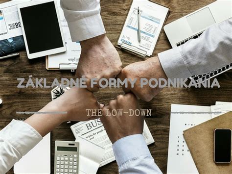 Ilustrácia znázorňujúca rôzne právne formy podnikania