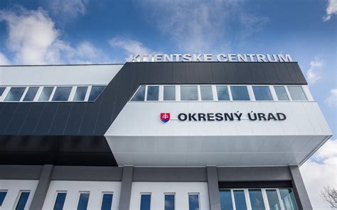 Mapa znázorňujúca okresné úrady