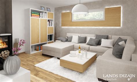 Ilustračný obrázok modernej obývačky