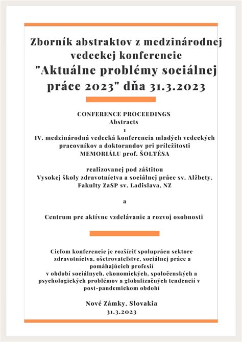 Fotografia z medzinárodnej konferencie