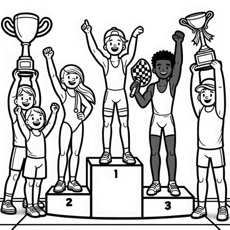 Športovec oslavujúci víťazstvo