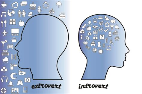 Infografika porovnávajúca potrebu stimulov u introvertov a extrovertov.